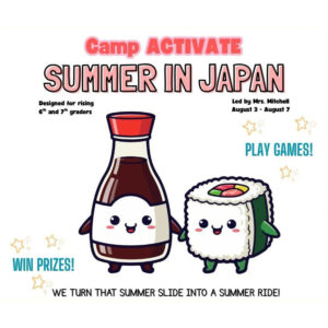 Summer In Japan (August 3 - August 7)